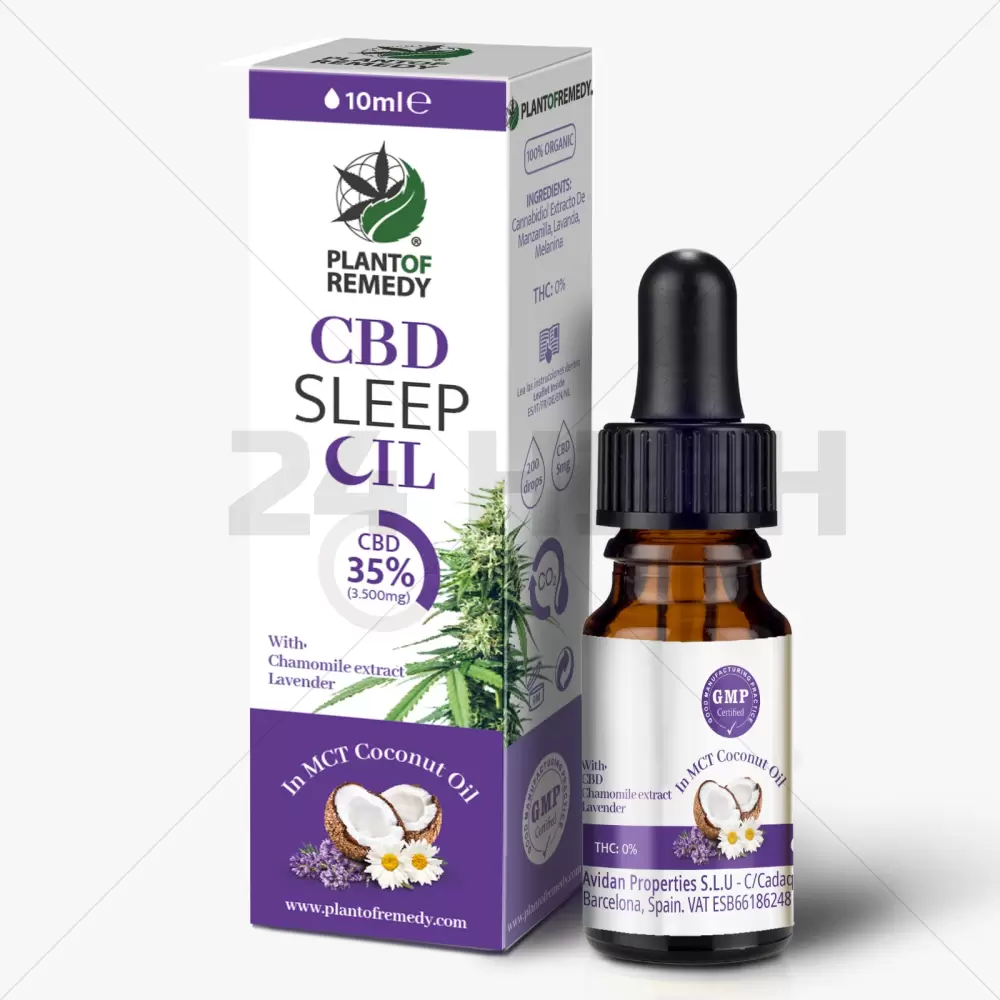 Plant of Remedy  met Kokos Olie - 35 % CBD Slaap (3500mg)