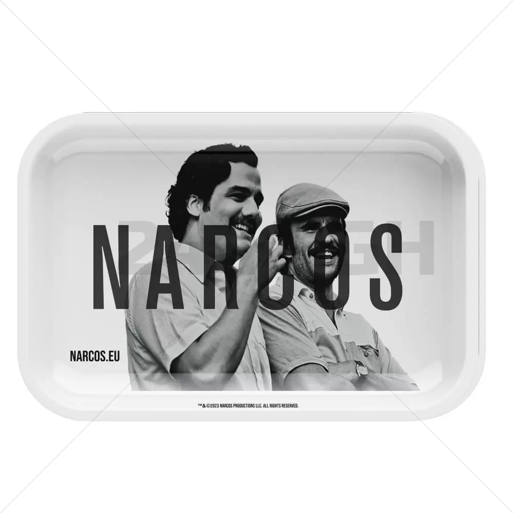 Narcos – Rolling Tray White Small