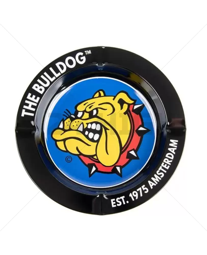 The Bulldog Ashtray Tin Black