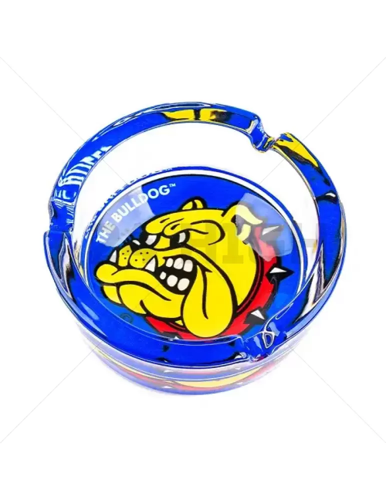 The Bulldog A shtray Glass Full colour