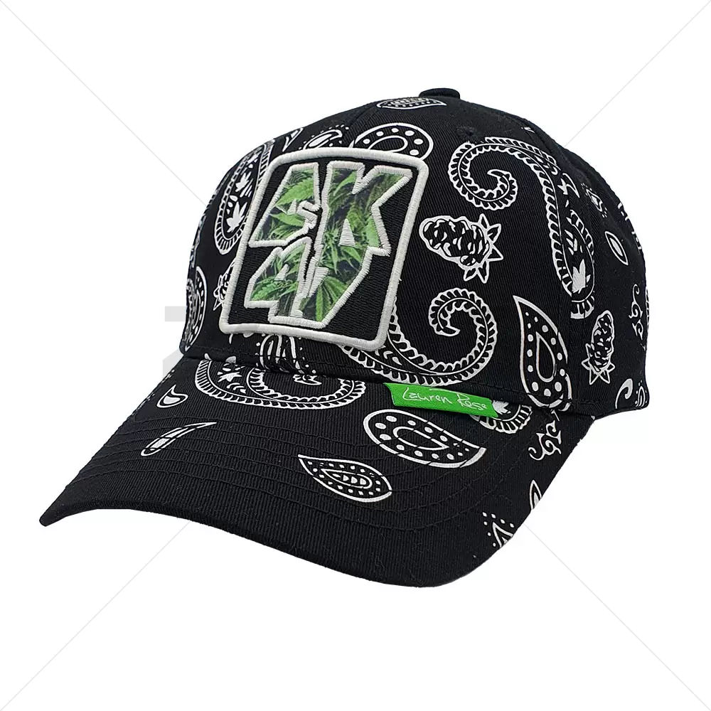 Lauren Rose -  Paisley AK47 Snapback Hat – Glow in the dark