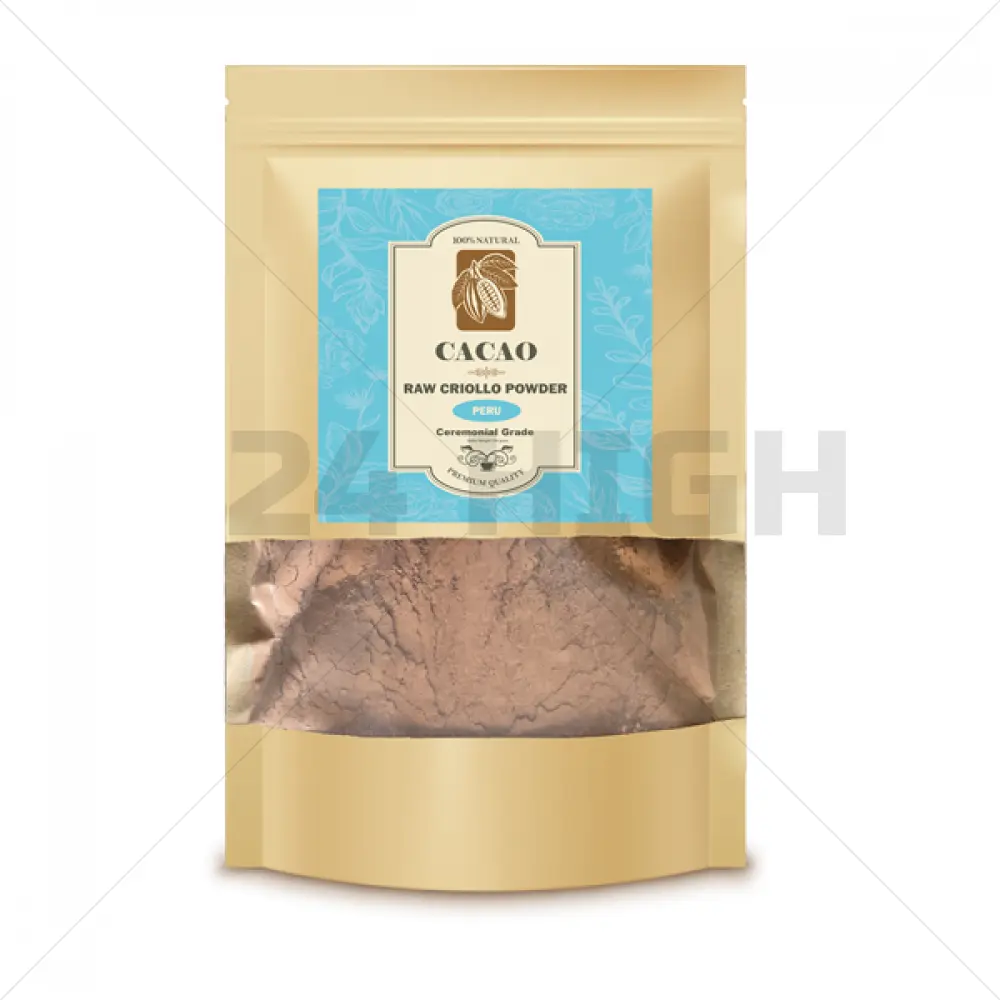 Ceremoniële Raw Criollo Cacao Poeder