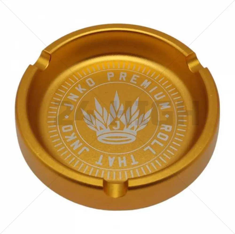 Aluminium Ashtray Round 10cm | Gold | JNKO Premium