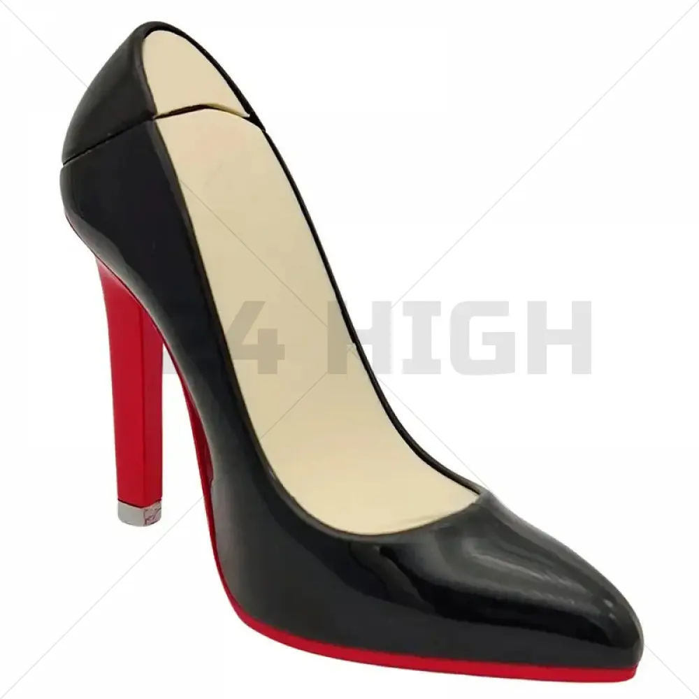 Ladies High Heel Lighter | Black & Red