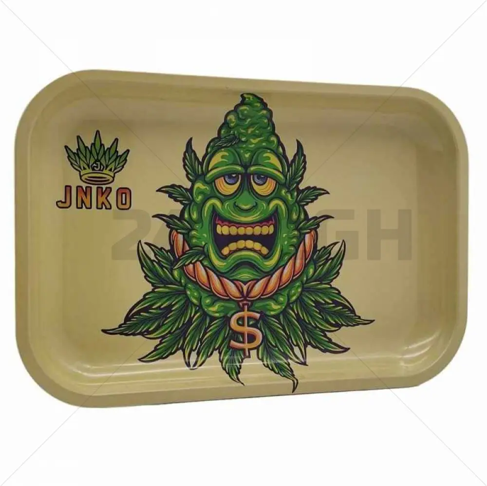 Rolling Tray XXL | 29x19cm | Stay 420 Series | Design 6 | Happy Budz