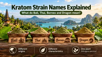 Kratom namen uitgelegd: wat betekenen Bali, Thai, Borneo en Dragon?